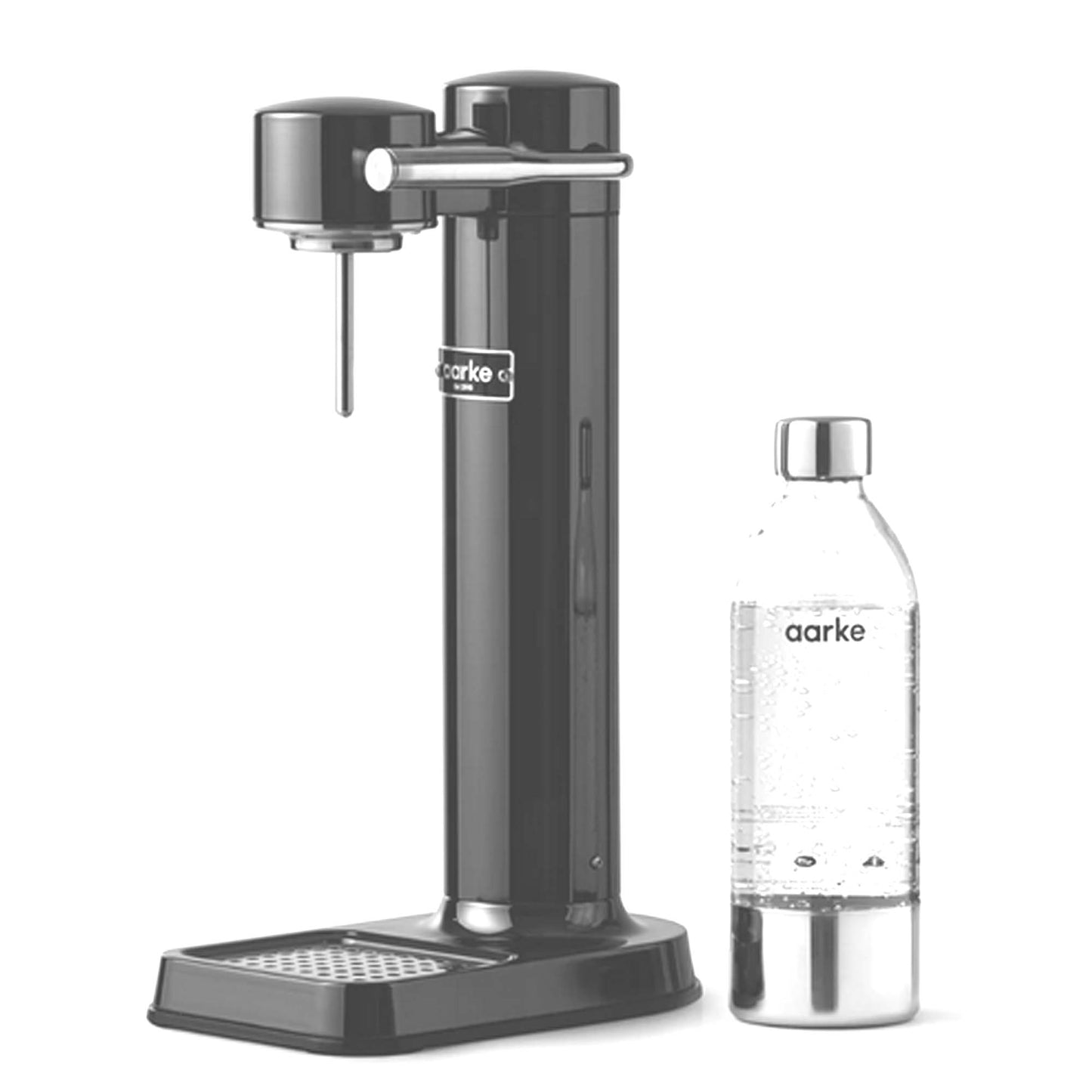 Aarke Carbonator 3 Premium Sparkling Water Soda Drink Maker - Black Chrome