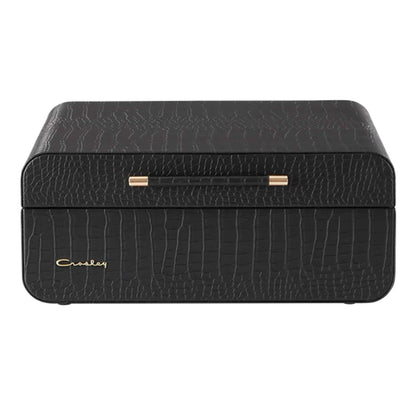 Crosley Mercury Record Player Turntable Black Croc Premium Bluetooth 2-Way