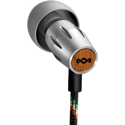 House of Marley Legend In-Ear Headphones Aluminium Sapele Wood EMDE003RG Wired