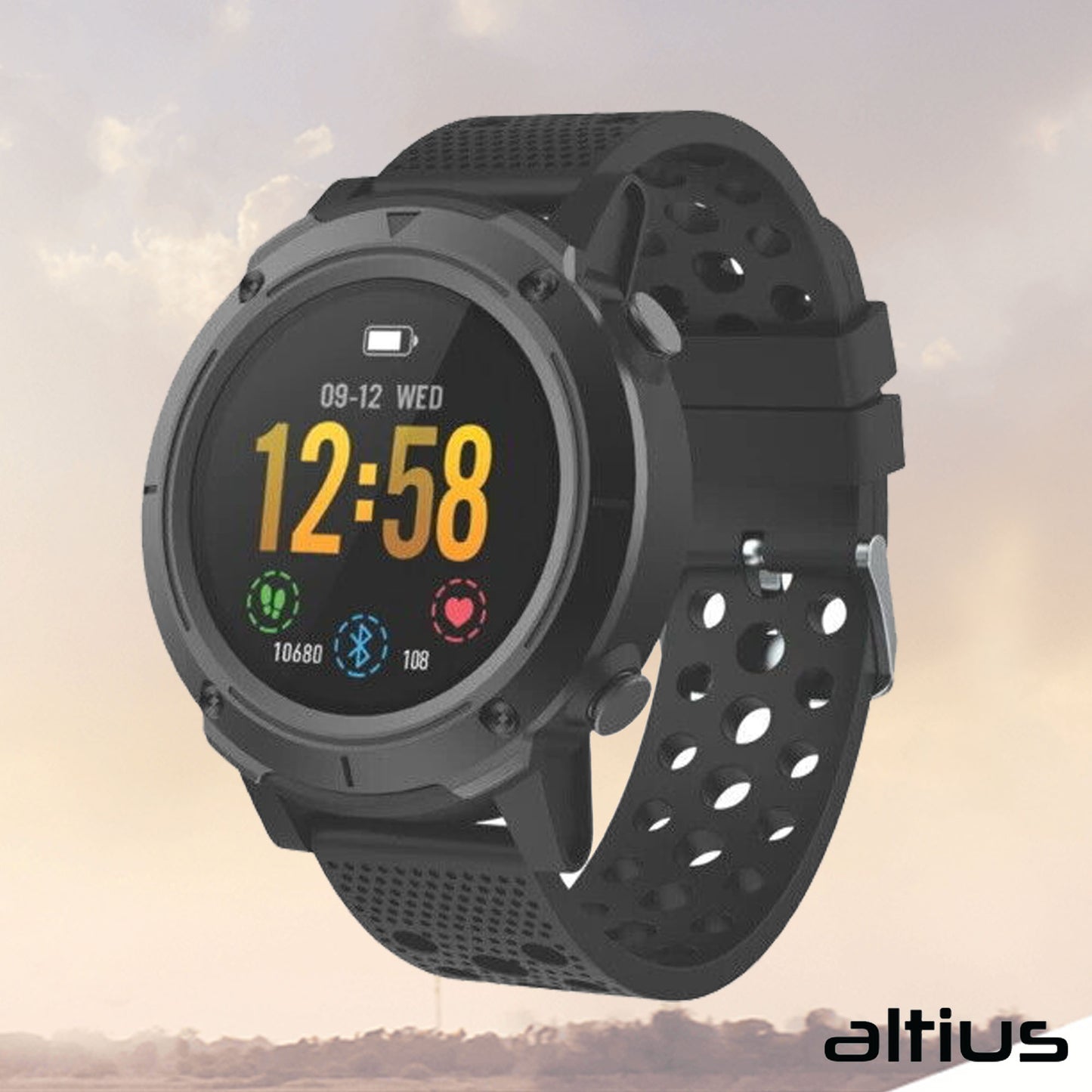 New Multi Sport GPS Smart Watch Amoled Tracking Monitor IP68 iOS Android