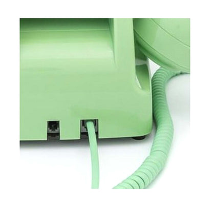 GPO 746 Mint Green Retro Push Button Landline Corded Desk Phone Bell Ring