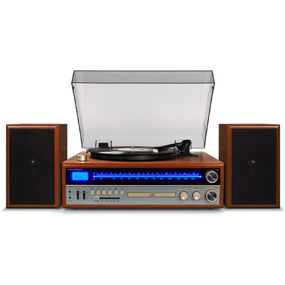 Crosley 1975T Vinyl Record Turntable Player System with Bluetooth CD Radio
