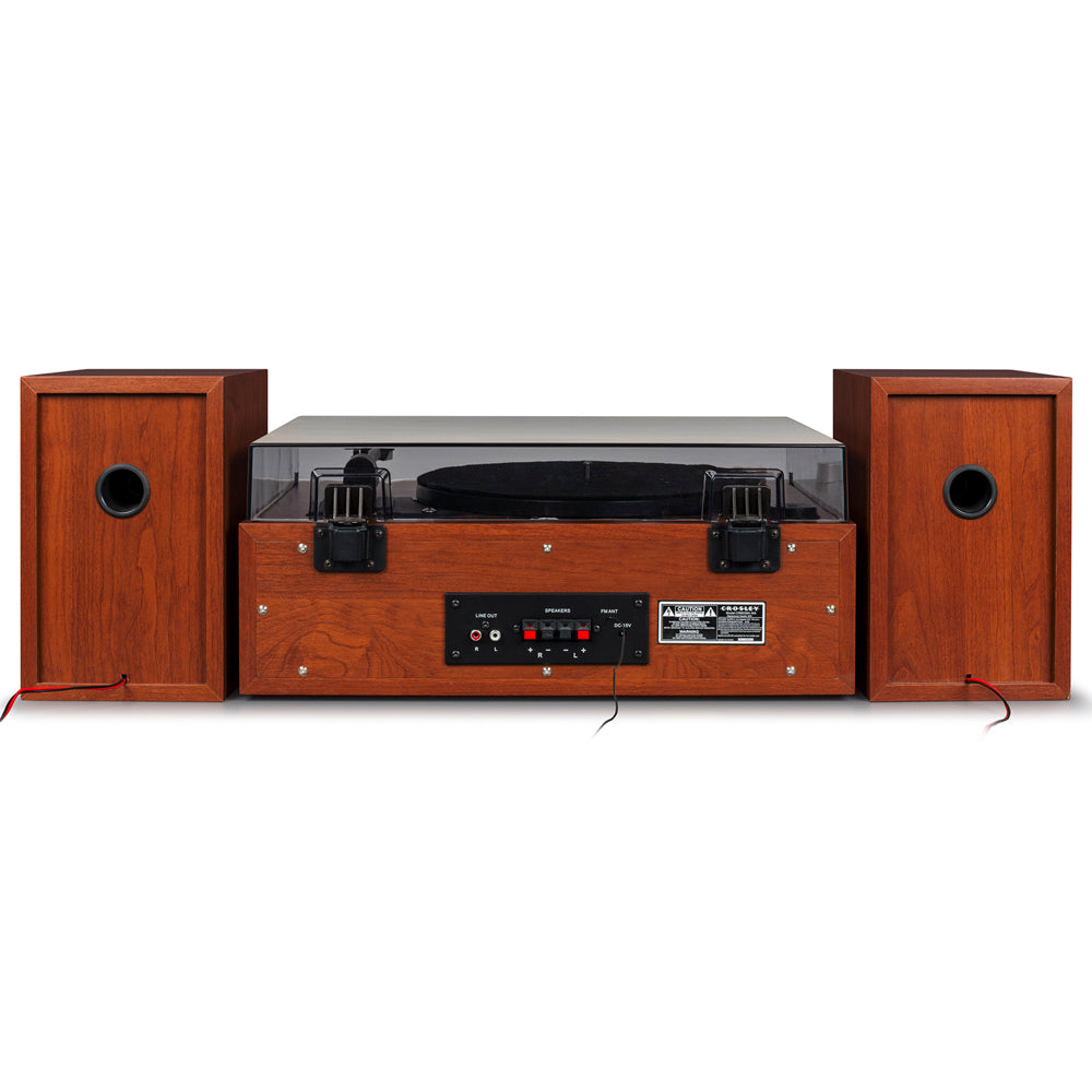 Crosley 1975T Vinyl Record Turntable Player System with Bluetooth CD Radio