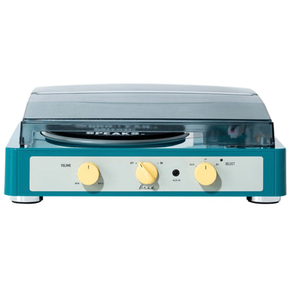Gadhouse Brad MKII Record Player 3 speed with Built in Speakers - Green