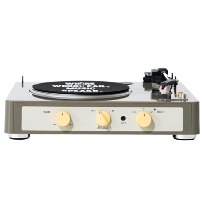 Gadhouse Brad MKII Bluetooth Turntable Record Player 3 speed Portable - Grey