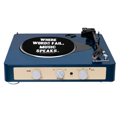 Gadhouse Brad MKII Bluetooth Turntable Record Player USB-C Powered - Navy