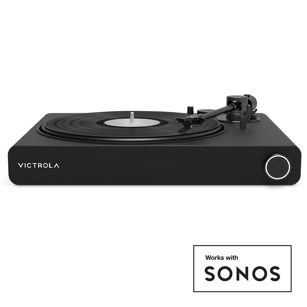Victrola Stream Onyx Turntable Works with Sonos VTR-2000-BLK-INT
