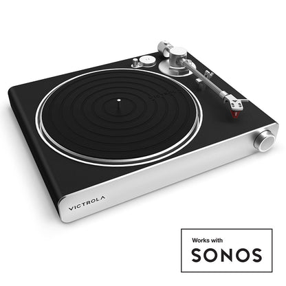 Victrola Stream Carbon Turntable works with SONOS VTR-3000-BSL-INT