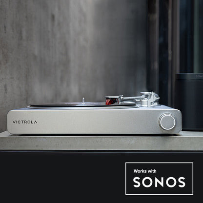 Victrola Stream Carbon Turntable works with SONOS VTR-3000-BSL-INT