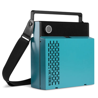 Victrola Revolution Go ATL3600 Rechargeable Portable Turntable 3 Speed Wireless - Blue
