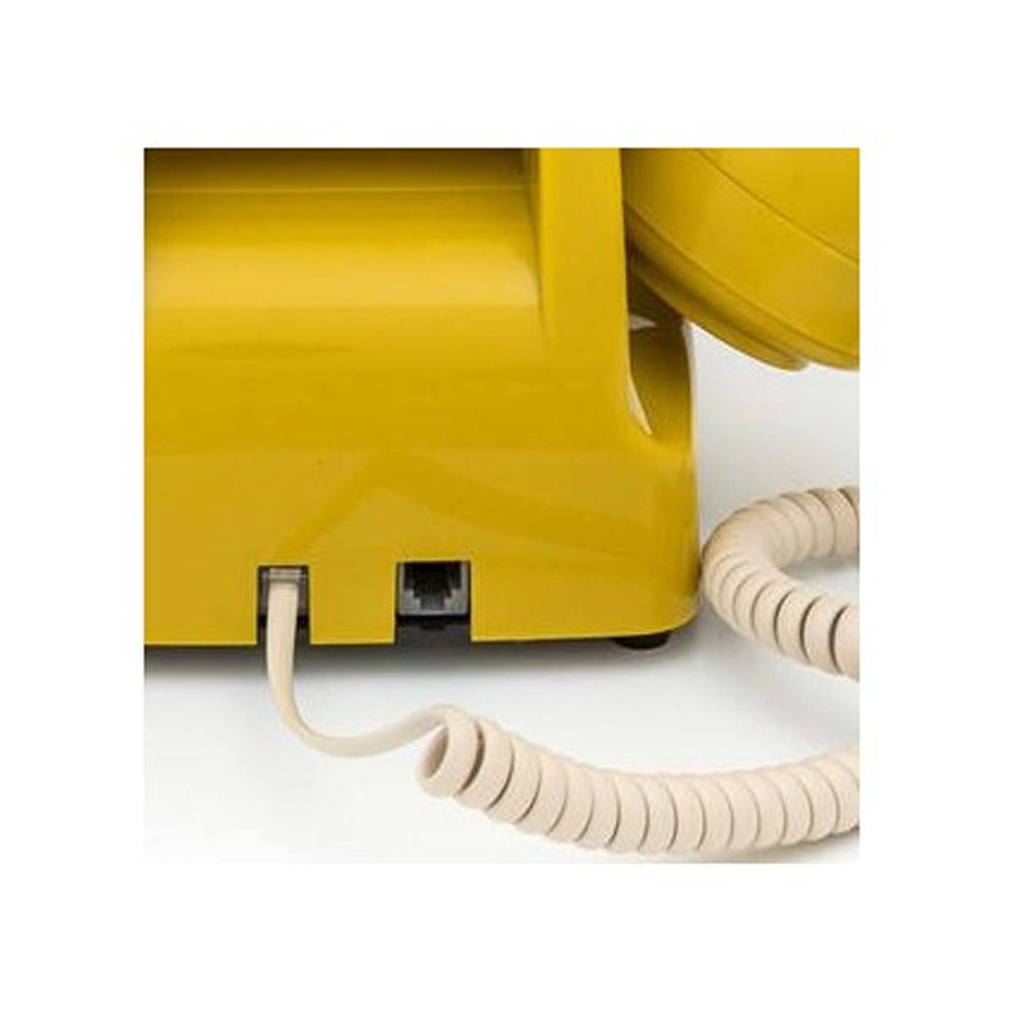 GPO 746 Mustard Retro Push Button Landline Desk Phone Bell Ring