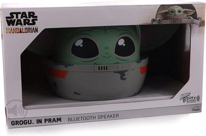 Bigger 8" Bitty Boomers Grogu in Pram Bluetooth Speaker Star Wars The Mandalorian Portable