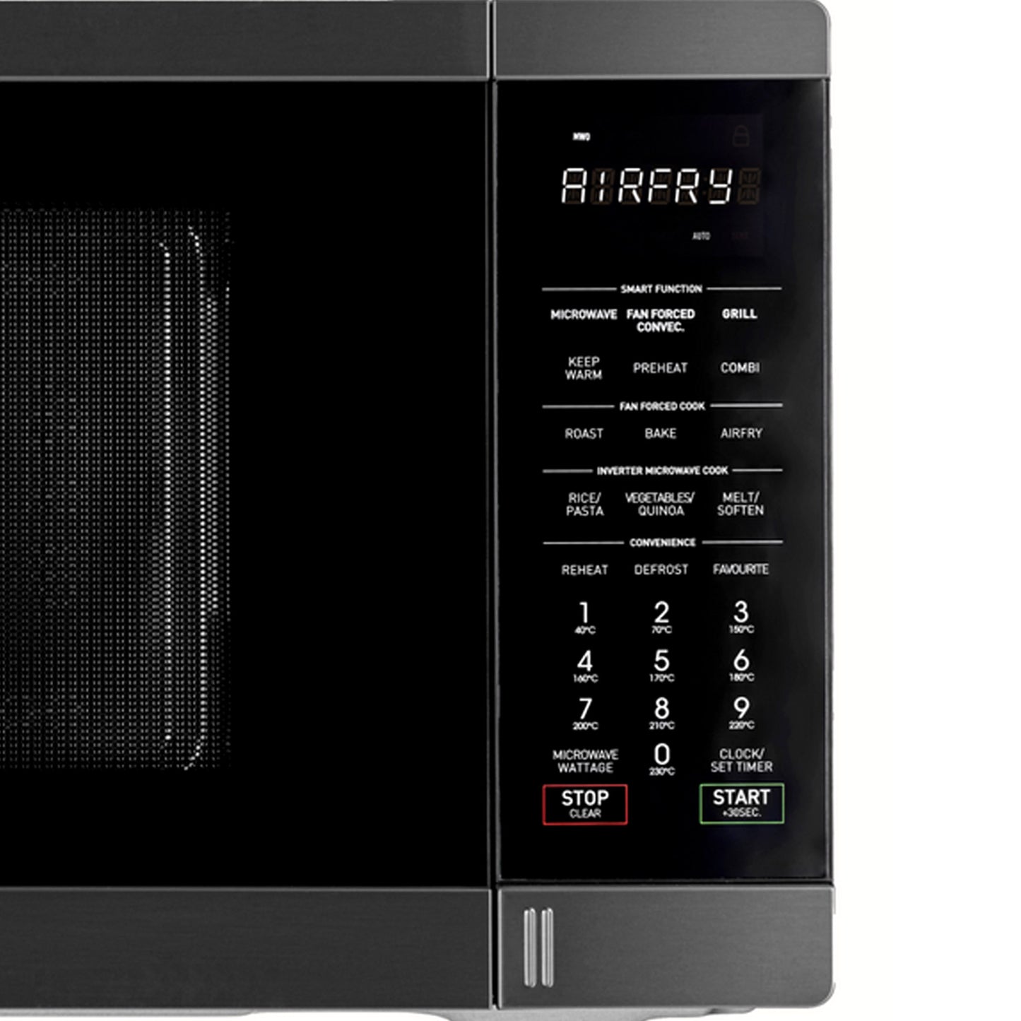 Sharp 32L Airfry Convection Microwave Oven Black Stainless Steel R321CAFBS