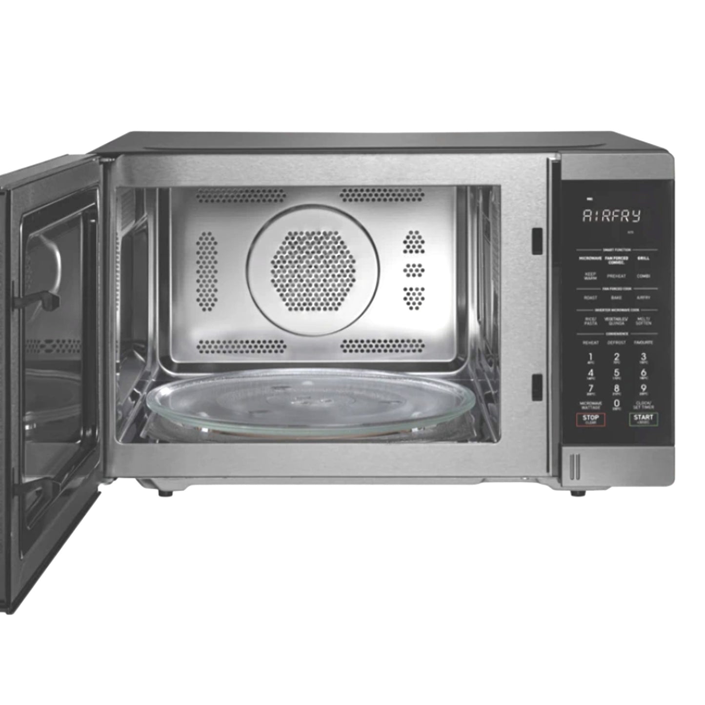 Sharp 32L Airfry Convection Microwave Oven Black Stainless Steel R321CAFBS
