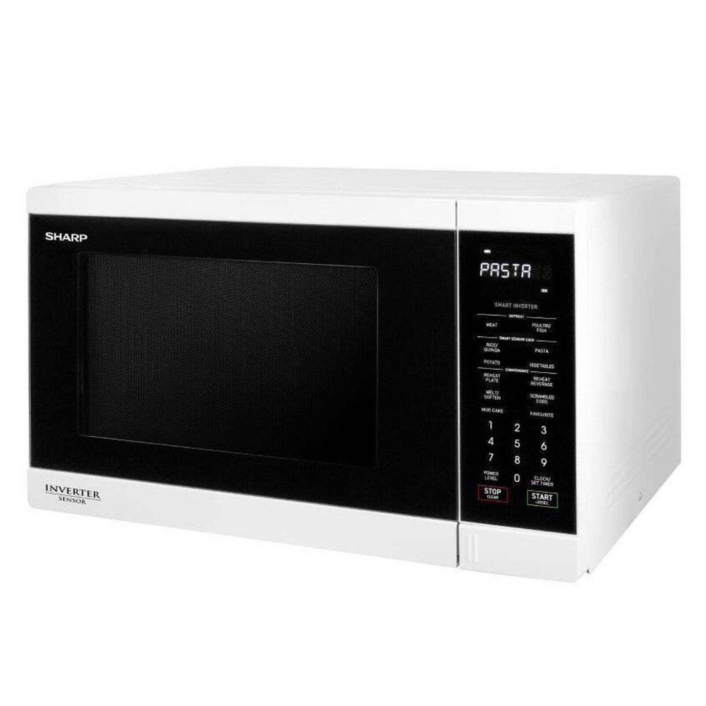 Sharp 34L Smart Inverter Microwave Oven 1200w R350EW White