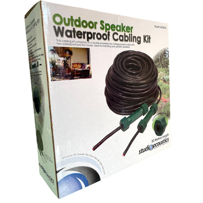 Studio Acoustics 30M Outdoor Waterproof Garden Burial Speaker Cable 16AWG Copper