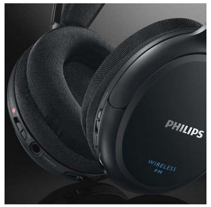 Philips Rechargeable FM Wireless Headphones Over Ear For TV Audio SHC5200 /79