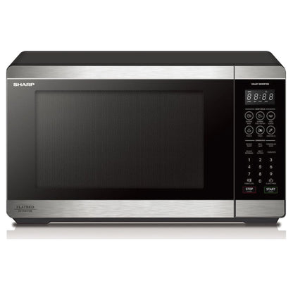 Sharp 26L Flatbed Microwave Oven 900W Mid Size Stainless Steel SM267FHST