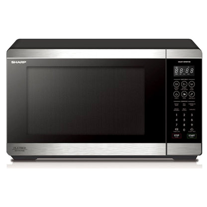 Sharp 26L Flatbed Microwave Oven 900W Mid Size Stainless Steel SM267FHST