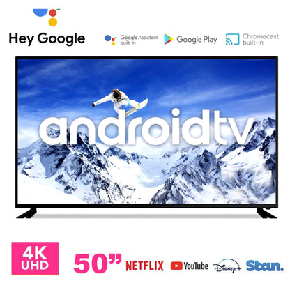 Soniq 50 inch UHD 4K Ultra HD Google Assist Android Smart TV