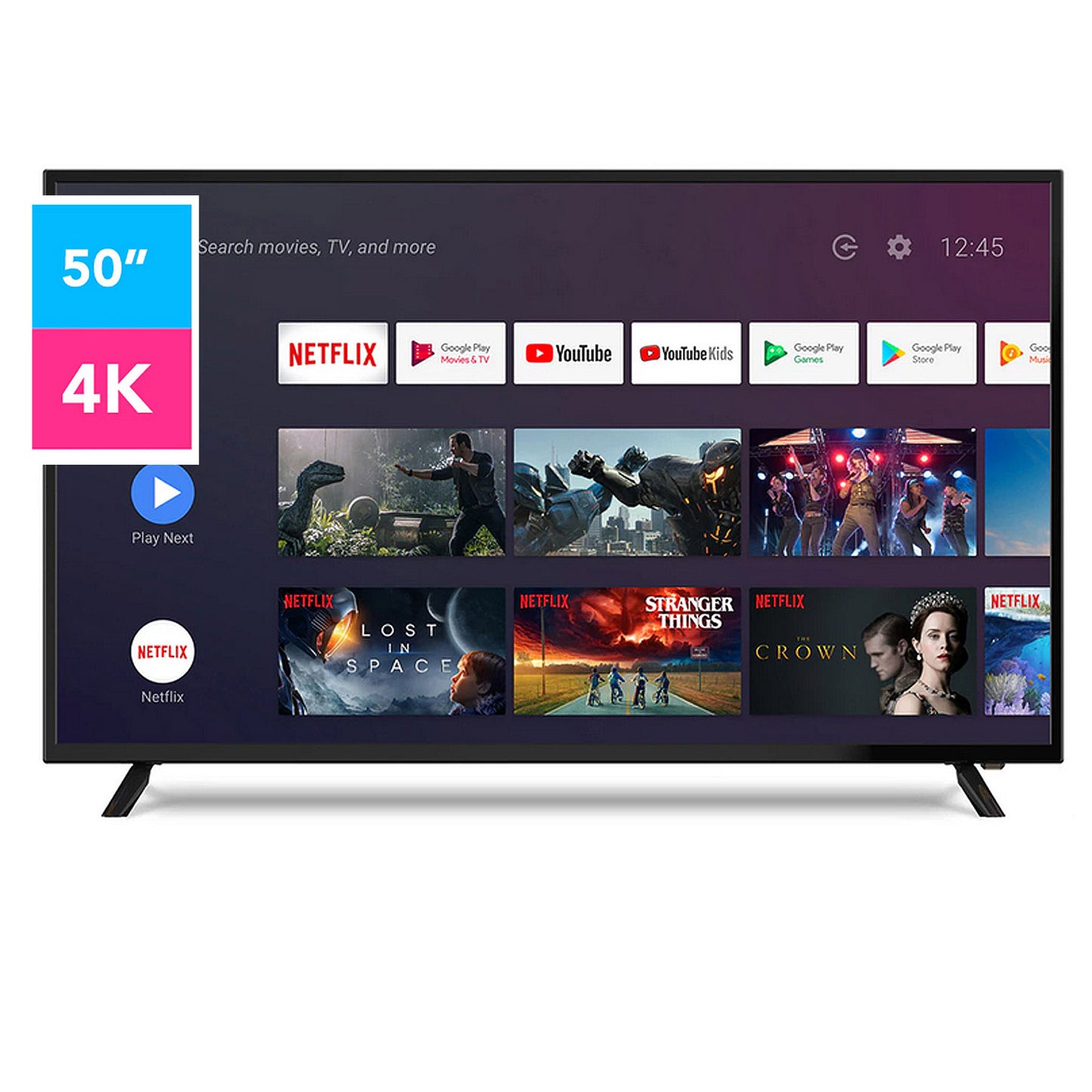 Soniq 50 inch UHD 4K Ultra HD Google Assist Android Smart TV