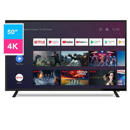 Soniq 50 inch UHD 4K Ultra HD Google Assist Android Smart TV