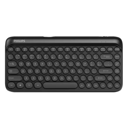 Philips Compact Wireless Keyboard Bluetooth 2.4Ghz Tablet Phone PC TV Multi Device SPK6624