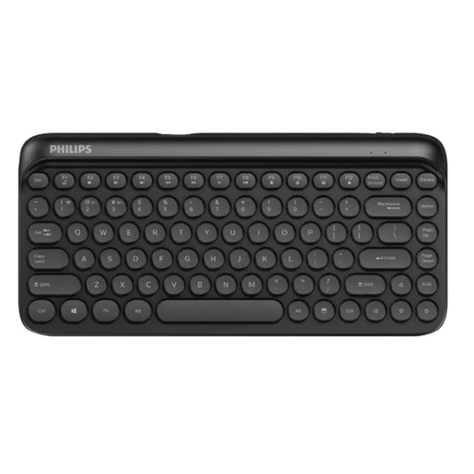 Philips Compact Wireless Keyboard Bluetooth 2.4Ghz Tablet Phone PC TV Multi Device SPK6624