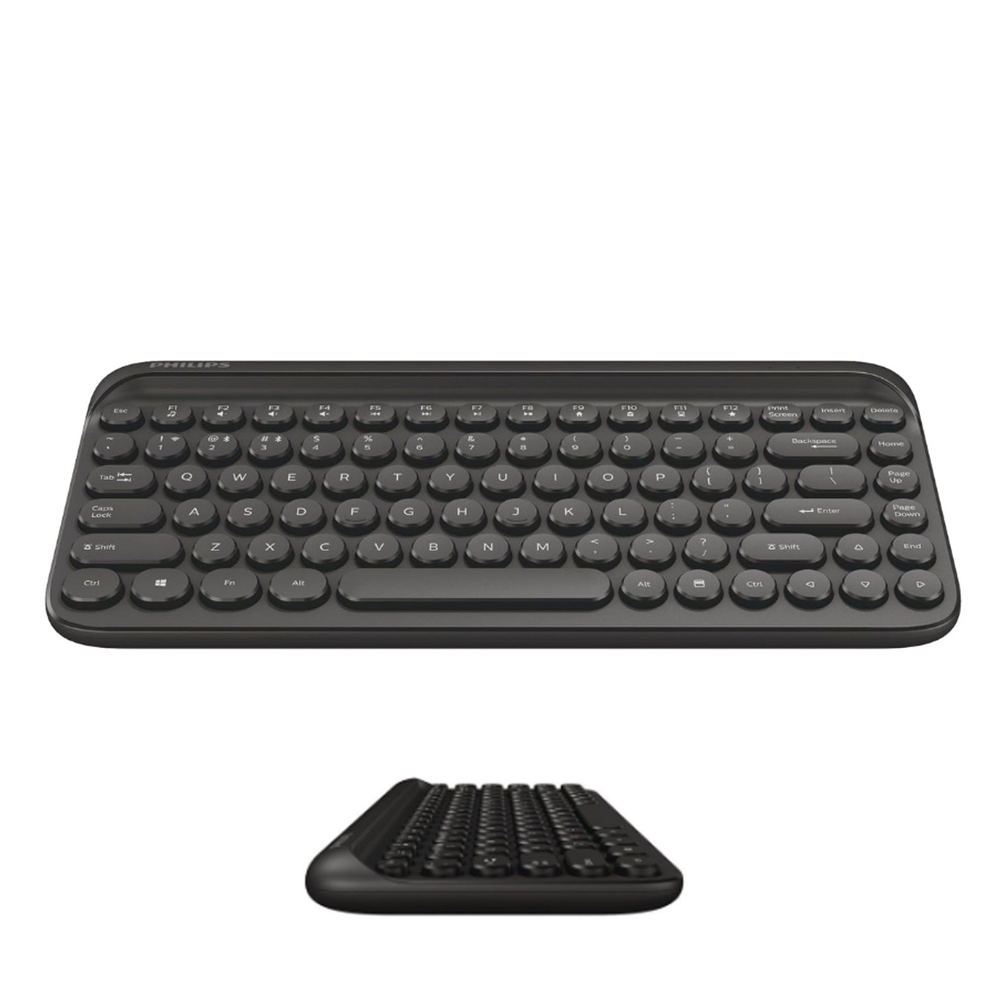 Philips Compact Wireless Keyboard Bluetooth 2.4Ghz Tablet Phone PC TV Multi Device SPK6624