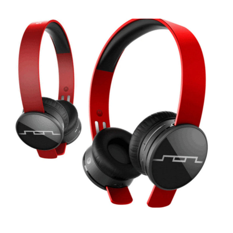 Sol Republic Tracks Air Wireless NFC Bluetooth Headphones  - Red 17472