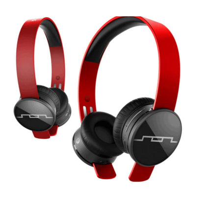 Sol Republic Tracks Air Wireless NFC Bluetooth Headphones  - Red 17472