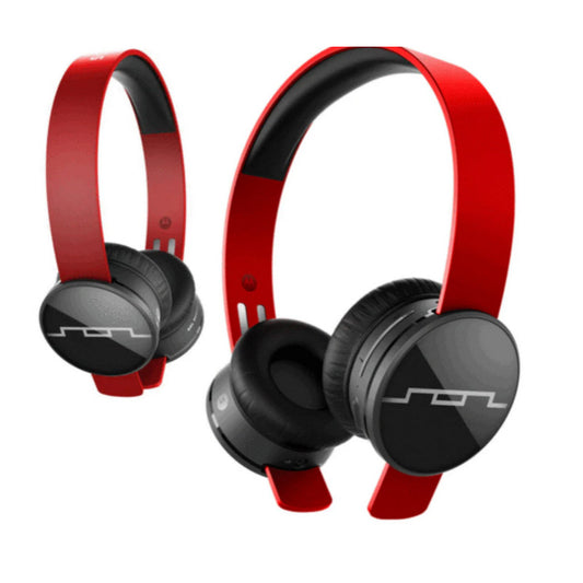 Sol Republic Tracks Air Wireless NFC Bluetooth Headphones  - Red 17472