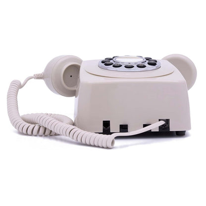 GPO 746 Ivory Retro Wall Mount Rotary Push Button Home Phone Landline