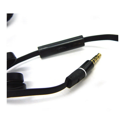 Black Holysmoke Motif On Ear Foldable Cushioned Headphones Wired