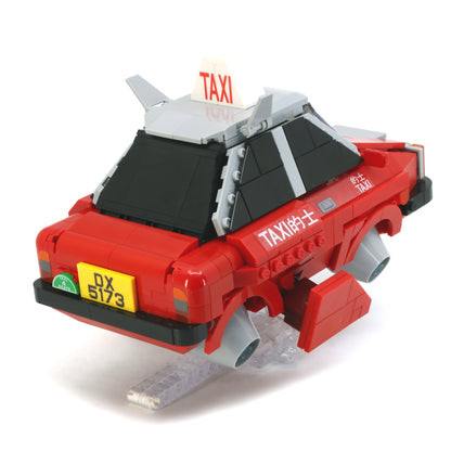 Kalos Hong Kong Machines Robot Red Crown Taxi Building Block Set 586pcs 14+