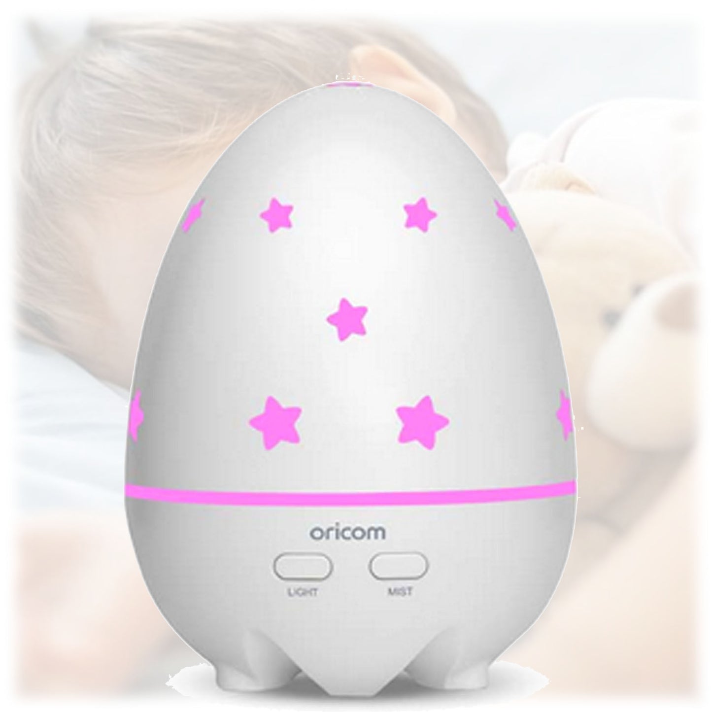 Special Offer - Oricom Aroma Diffuser Humidifier & Night Light Baby Kids Room AD50
